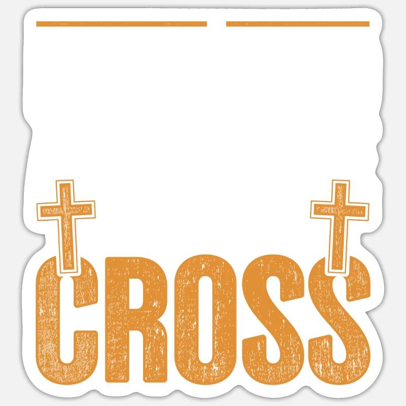 Aumônier, clerc, pasteur - Sticker taille S (10 x 10 cm) - blanc mat