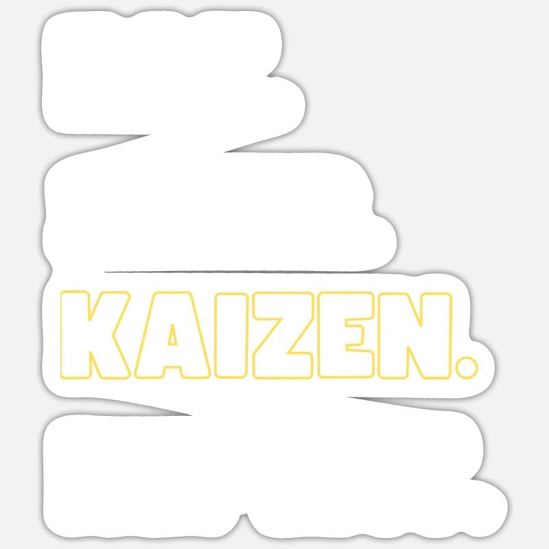 Kaizen Sticker Größe S (10 x 10 cm)