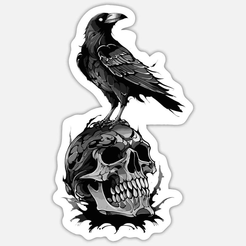 Raven's Perch Sticker size S (10 x 10 cm)