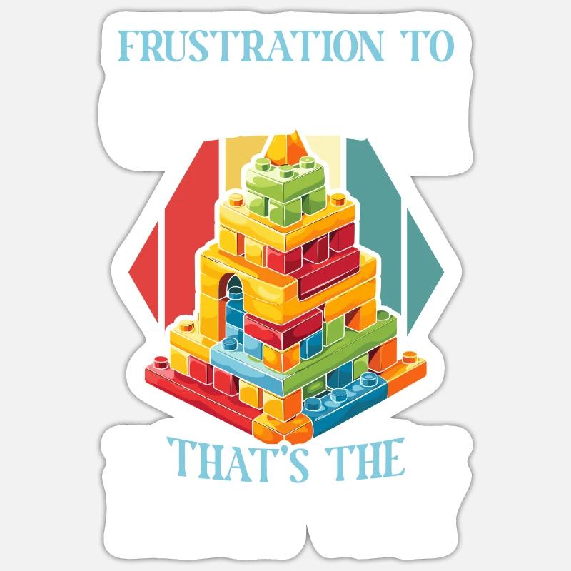 Master Builder Bricks Blocks Play Building Blocks Sticker size S (10 x 10 cm)