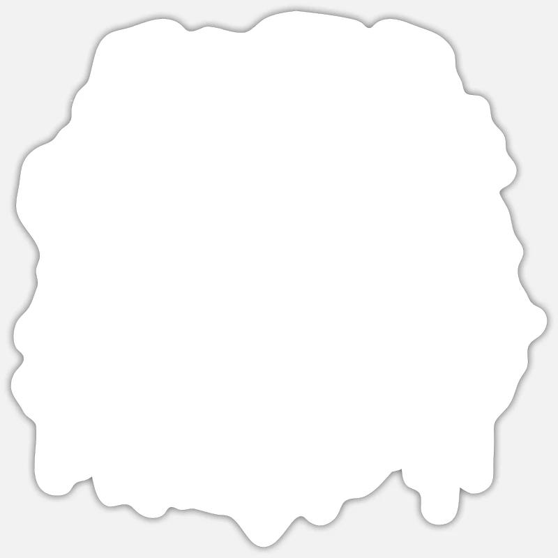 Panda géant Panda Ours - Sticker taille S (10 x 10 cm) - blanc mat