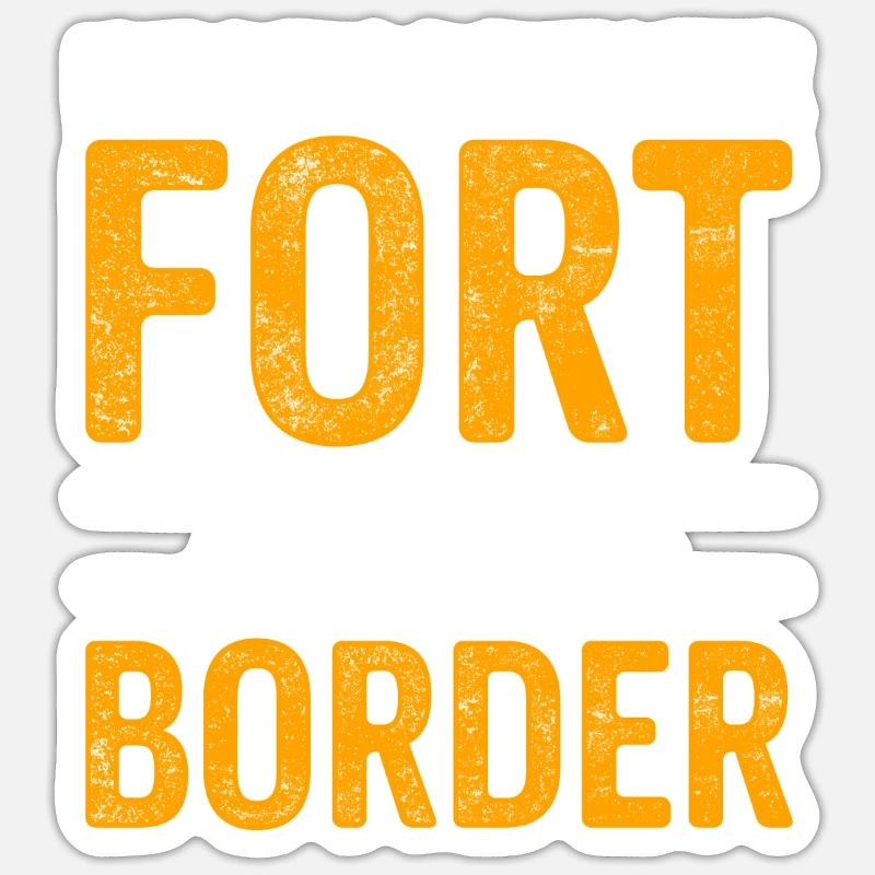 Gardes-frontières Gardes-frontières Douanes - Sticker taille S (10 x 10 cm) - blanc mat