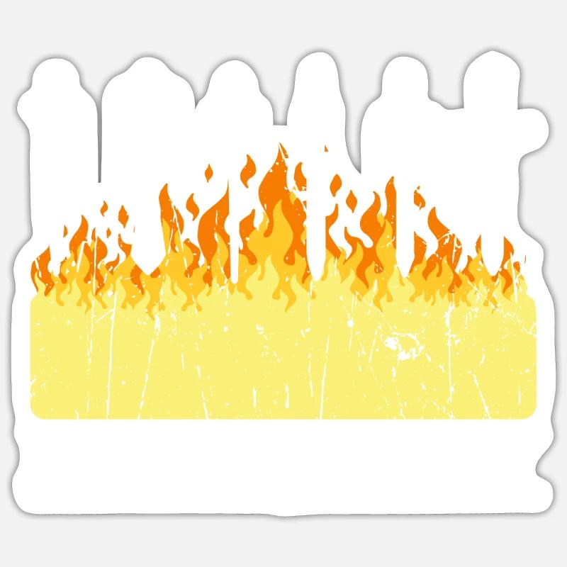 Lames de gloire - Bouclier - Sticker taille S (10 x 10 cm) - blanc mat