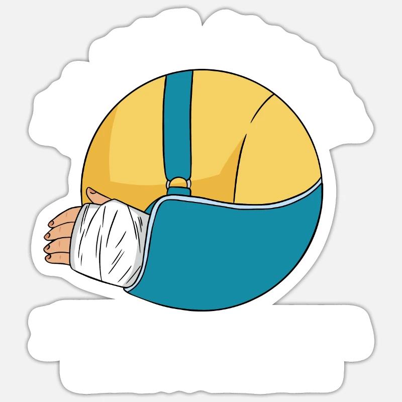 Not Clumsy Just Testing Gravity's Strength Funny B Sticker Größe S (10 x 10 cm)