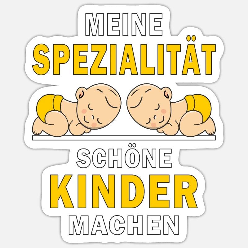 SCHÖNE KINDER MACHEN Sticker Größe S (10 x 10 cm)