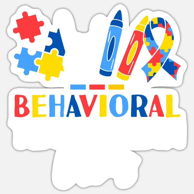 Behavioral Technician Vibes Registered ABA Sticker Größe S (10 x 10 cm)