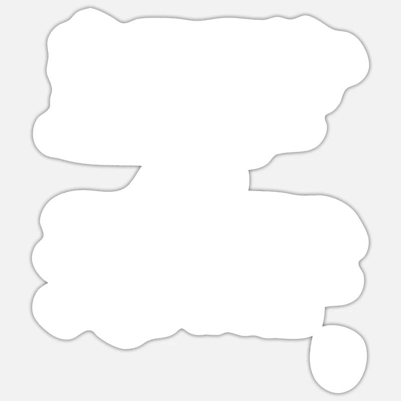 Keep it Easy - Sticker size S (10 x 10 cm) - white matte