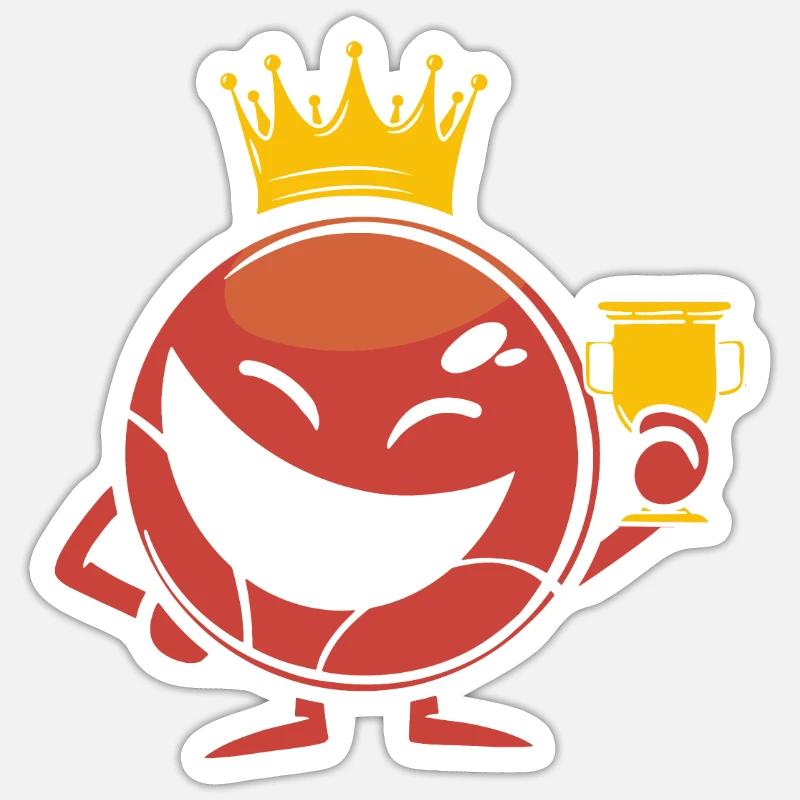 Bocce - Sticker size S (10 x 10 cm) - white matte