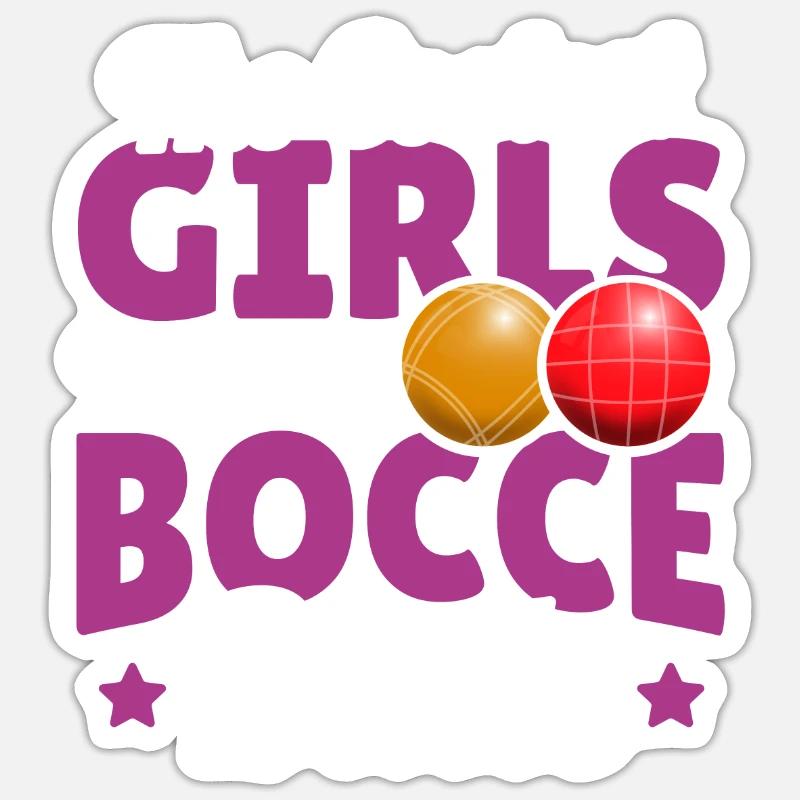 Bocce - Sticker size S (10 x 10 cm) - white matte