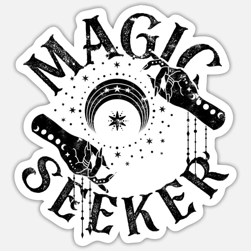 Magic seeker - Magic - Sticker size S (10 x 10 cm) - white matte