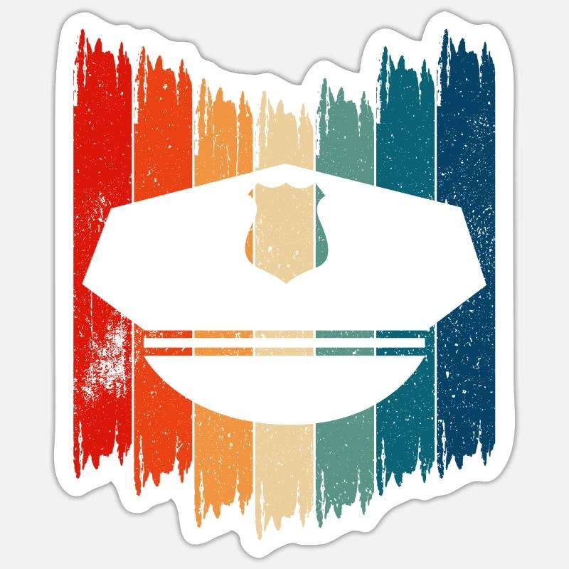 Security Kleidung Security Zubehör - Sticker Größe S (10 x 10 cm) - Mattweiß