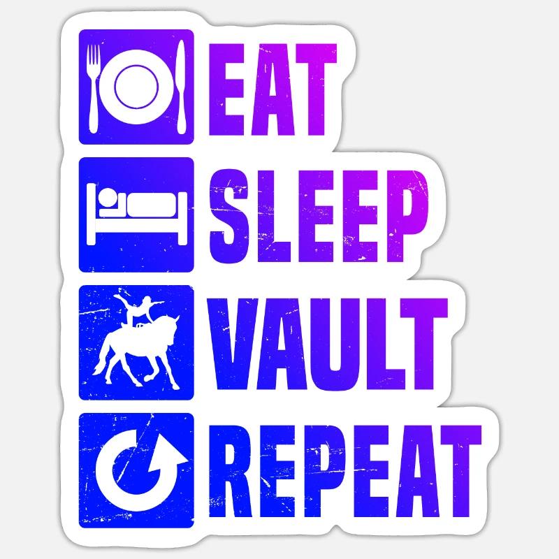 Body Control Athletic Discipline - Sticker size S (10 x 10 cm) - white matte