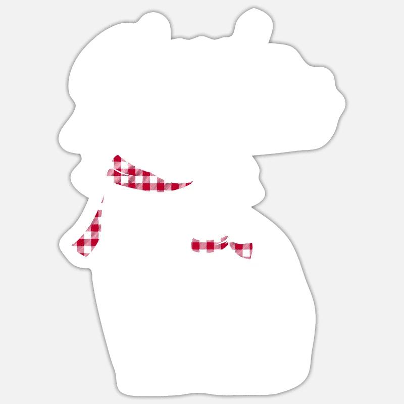 Abuela Bear - Sticker size S (10 x 10 cm) - white matte