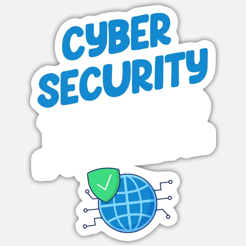 Cyber Security They Said It Would Be Fun Sticker size S (10 x 10 cm)