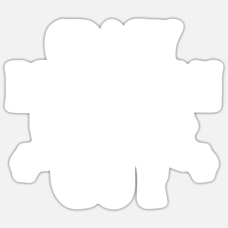 Cadeaux Rhodesian Ridgeback - Sticker taille S (10 x 10 cm) - blanc mat