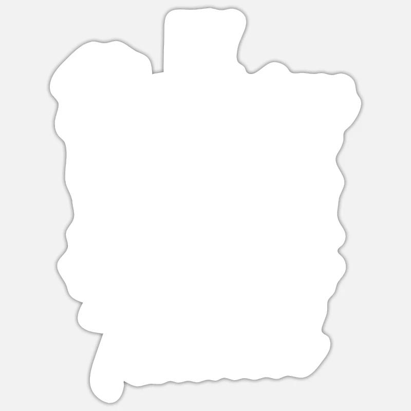 Cadeaux Rhodesian Ridgeback - Sticker taille S (10 x 10 cm) - blanc mat