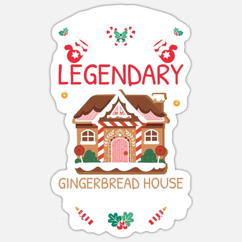 Le plus probable à Noël Sticker taille S (10 x 10 cm)