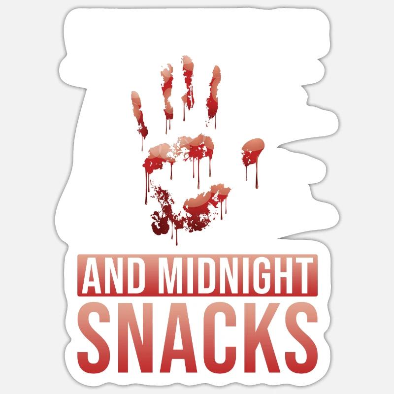 True Crime Addicted - Sticker size S (10 x 10 cm) - white matte