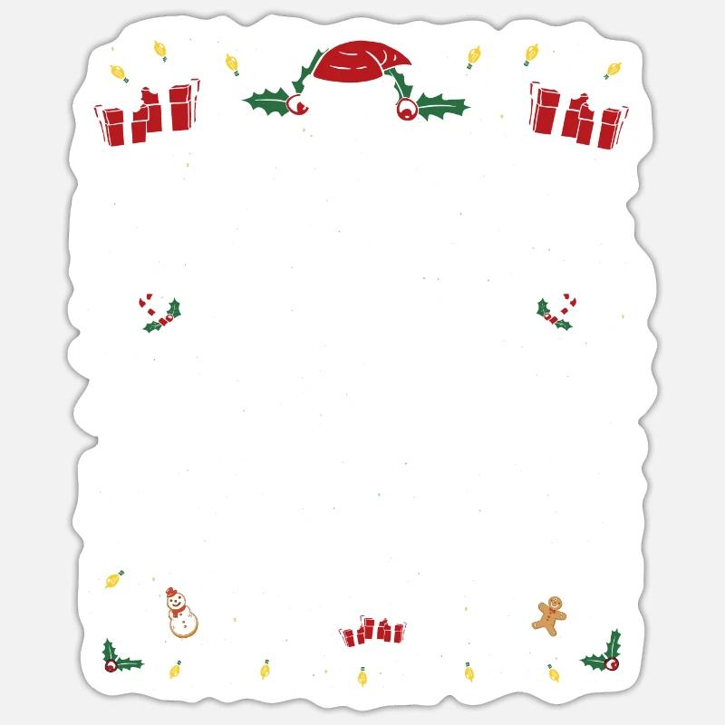 Am ehesten wird man an Weihnachten ein Videospiel spielen Sticker Größe S (10 x 10 cm)