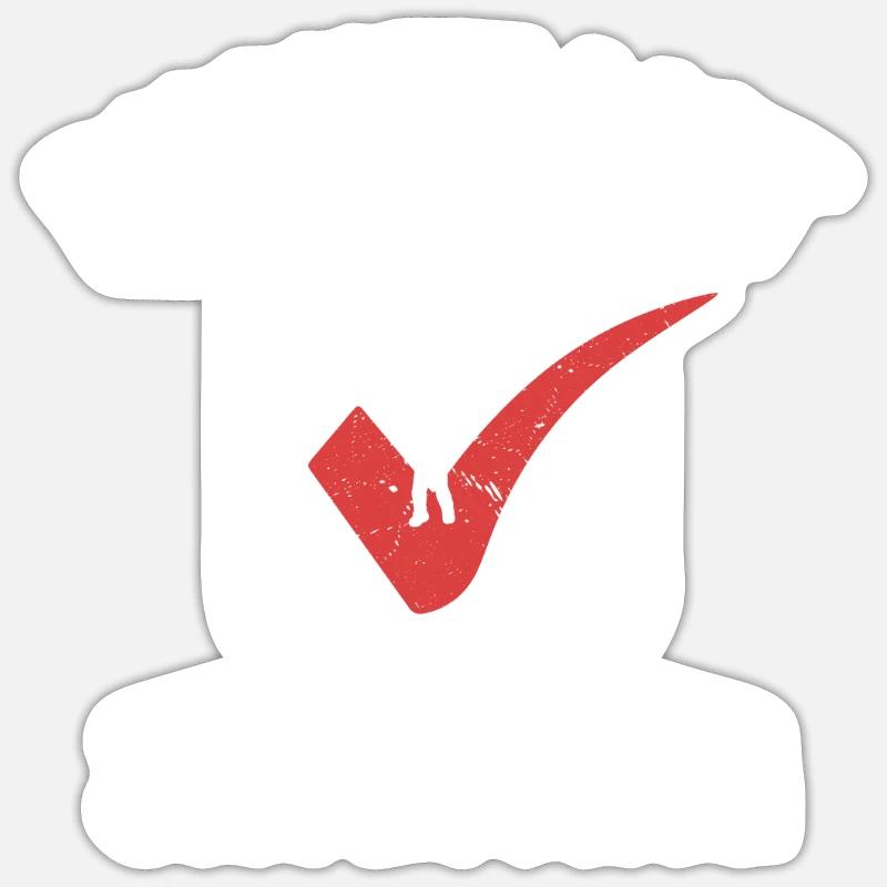 Bucket List Skydiving Parachute Skydiver - Sticker Größe S (10 x 10 cm) - Mattweiß