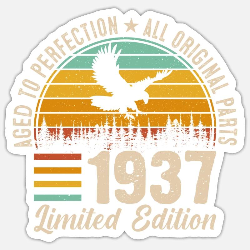 1937 - Un chef-d’œuvre vintage Sticker taille S (10 x 10 cm)