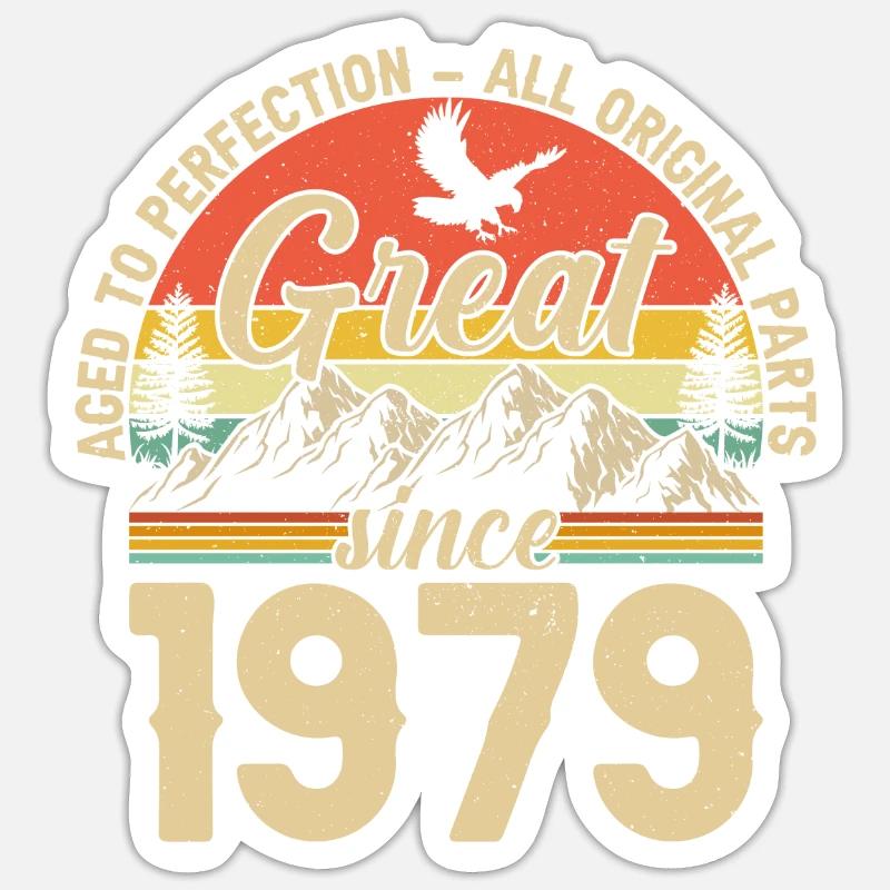 1979 - A legendary year Sticker size S (10 x 10 cm)