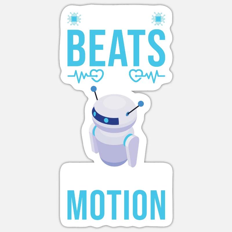 Robotik-Ingenieur Roboter-Robotik-Techniker Sticker Größe S (10 x 10 cm)