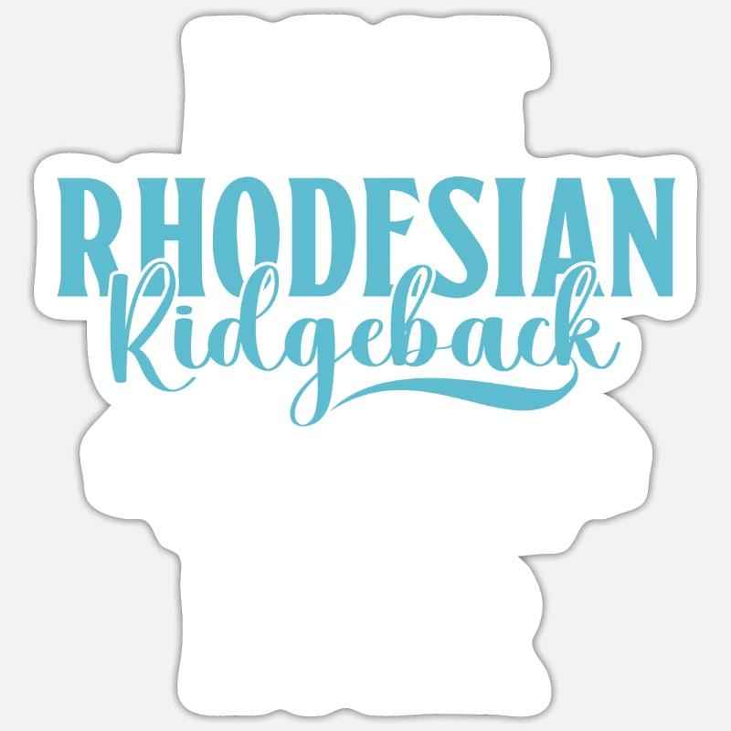 Cadeaux de Rhodesian Ridgeback Sticker taille S (10 x 10 cm)