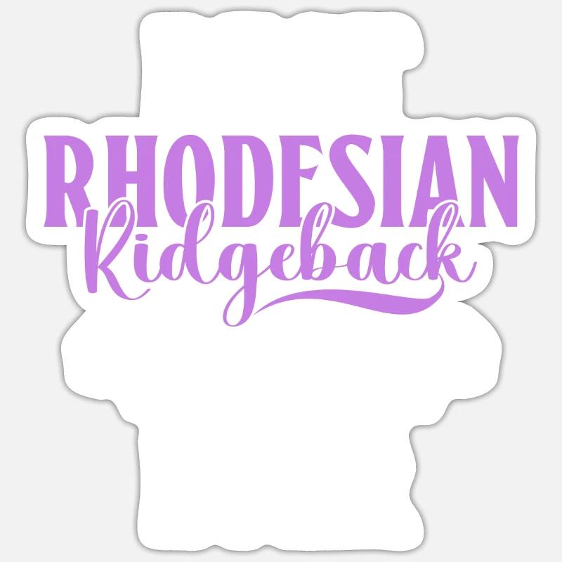 Cadeaux de Rhodesian Ridgeback Sticker taille S (10 x 10 cm)