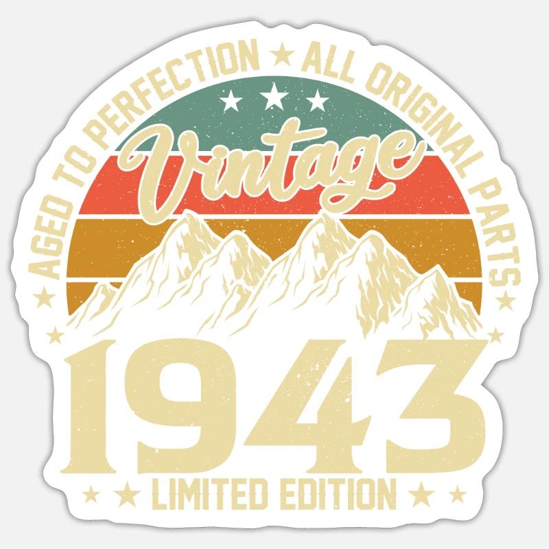 1943 - Timeless elegance Sticker size S (10 x 10 cm)