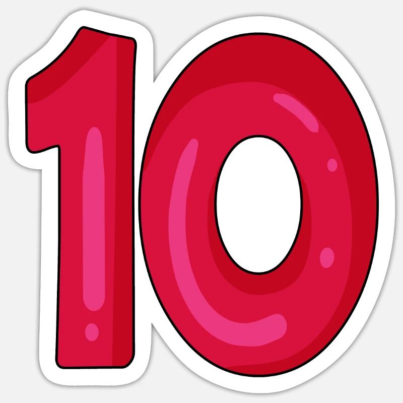 Sticker taille S (10 x 10 cm) - 