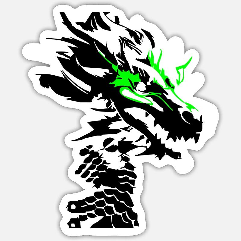 Dragon Sticker taille S (10 x 10 cm)