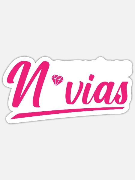 Bachelorette Party Jga - Sticker Größe S (10 x 10 cm) - Mattweiß