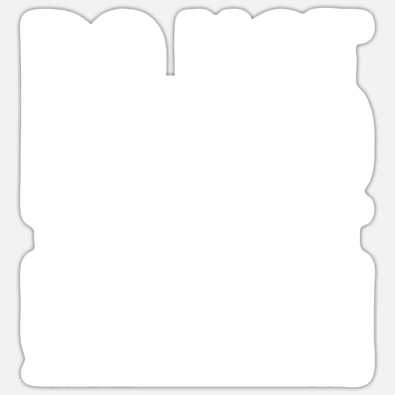 Rebel's Delight - Sticker size S (10 x 10 cm) - white matte