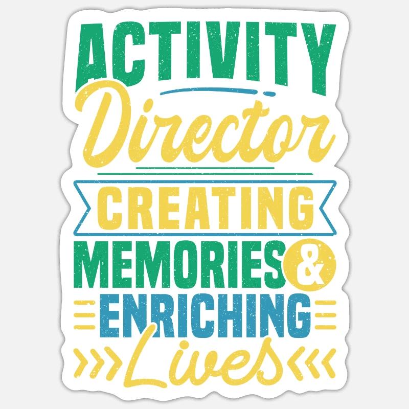 Activity Director Appreciation - Sticker Größe S (10 x 10 cm) - Mattweiß