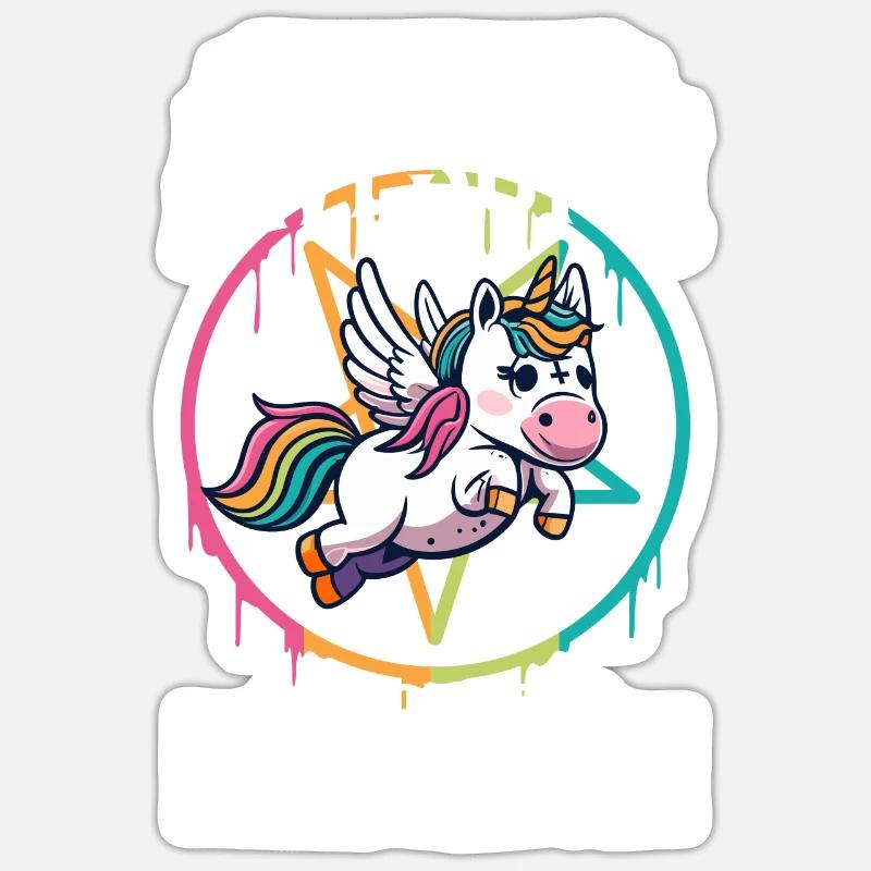 100 jours magiques d’école - Sticker taille S (10 x 10 cm) - blanc mat