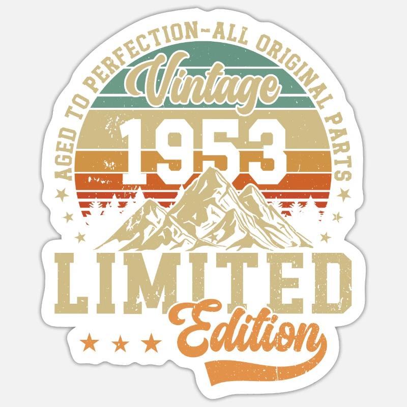 1953: Timeless Elegance Sticker size S (10 x 10 cm)