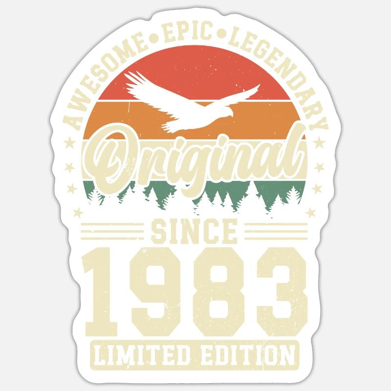 1983 - Timeless elegance Sticker size S (10 x 10 cm)