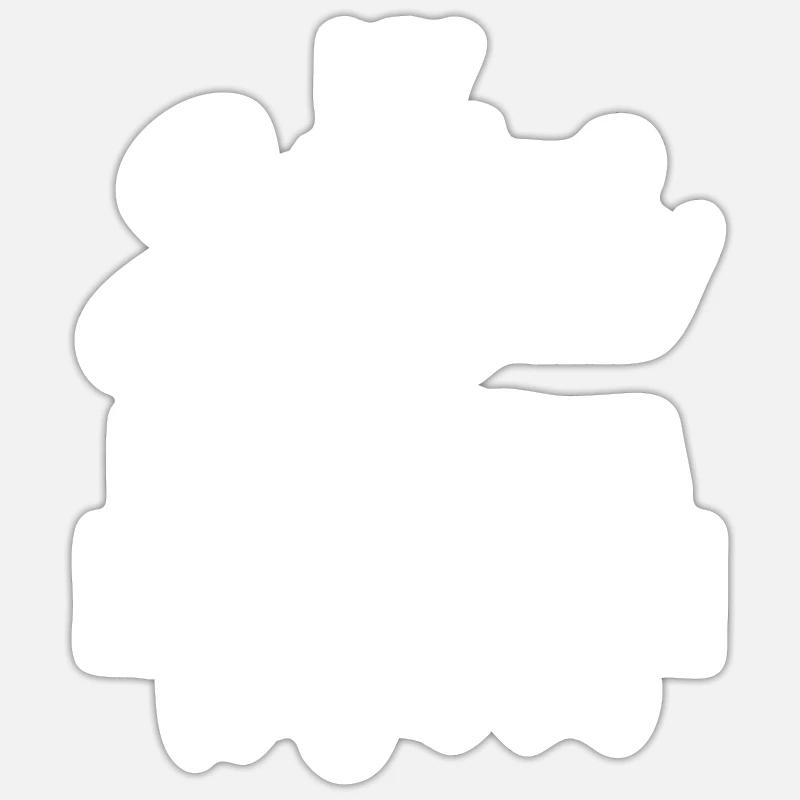 Rhodesian Ridgeback Gifts - Sticker size S (10 x 10 cm) - white matte