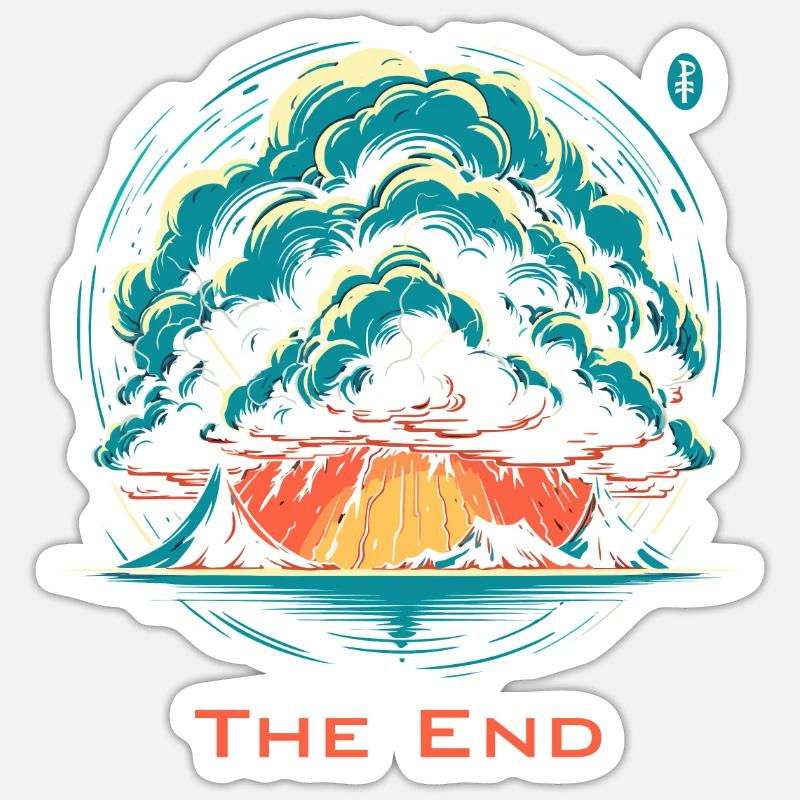 Global Warming: Thunderstorms, the End Sticker size S (10 x 10 cm)