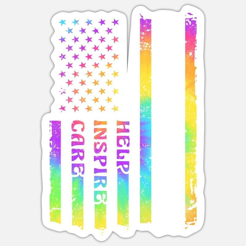 Flag Activity Director Help Sticker Größe S (10 x 10 cm)