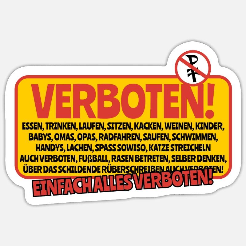 Sticker Größe S (10 x 10 cm) - 