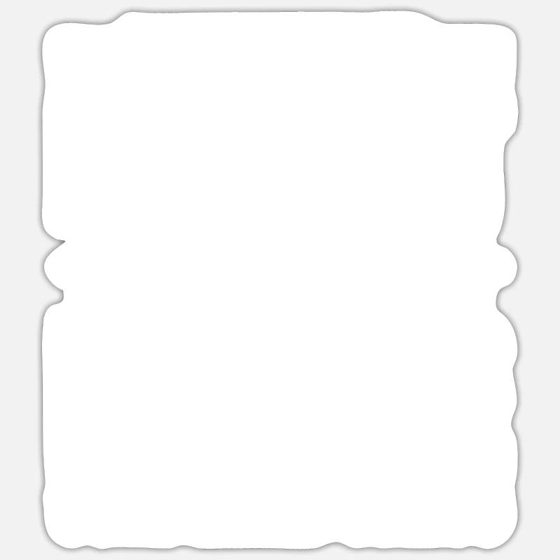 Maquette d’avion - Sticker taille S (10 x 10 cm) - blanc mat