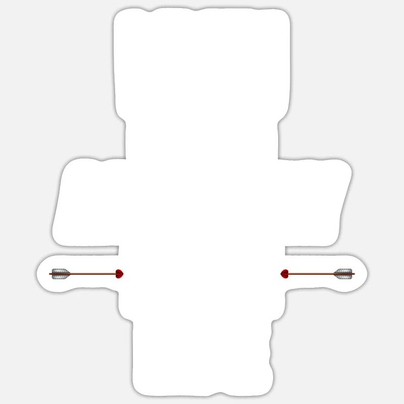 Das Bogenschießen Mama Leben Langbogen Jagd Sticker Größe S (10 x 10 cm)