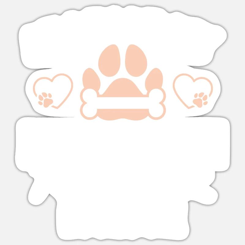 Cadeaux Rhodesian Ridgeback - Sticker taille S (10 x 10 cm) - blanc mat