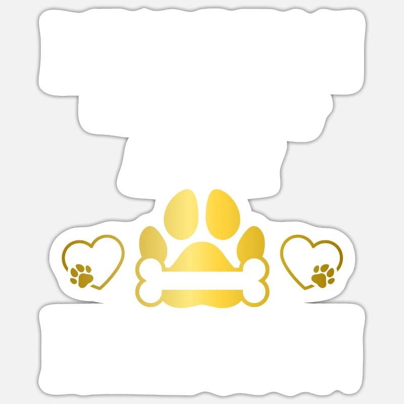 Cadeaux Rhodesian Ridgeback - Sticker taille S (10 x 10 cm) - blanc mat