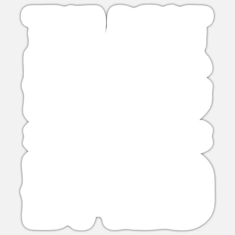 Bald Head Baldness Beard Bald Head Sticker size S (10 x 10 cm)