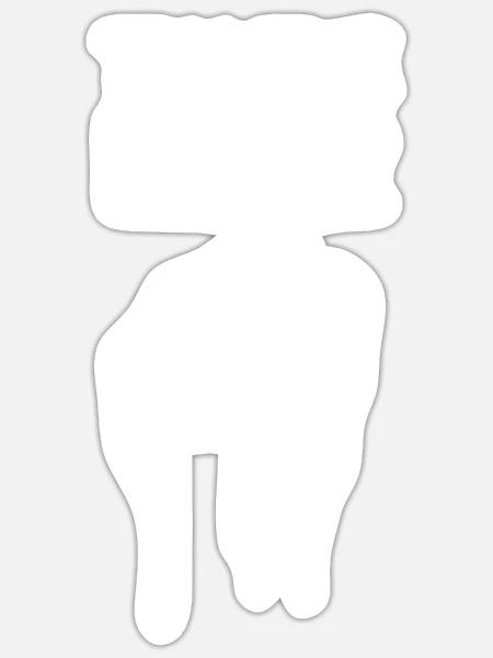 Besteuerung der Armen - Sticker Größe S (10 x 10 cm) - Mattweiß