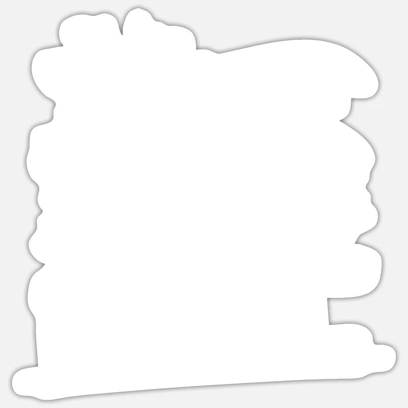 Webentwickler Programmierer Backend-Entwickler - Sticker Größe S (10 x 10 cm) - Mattweiß