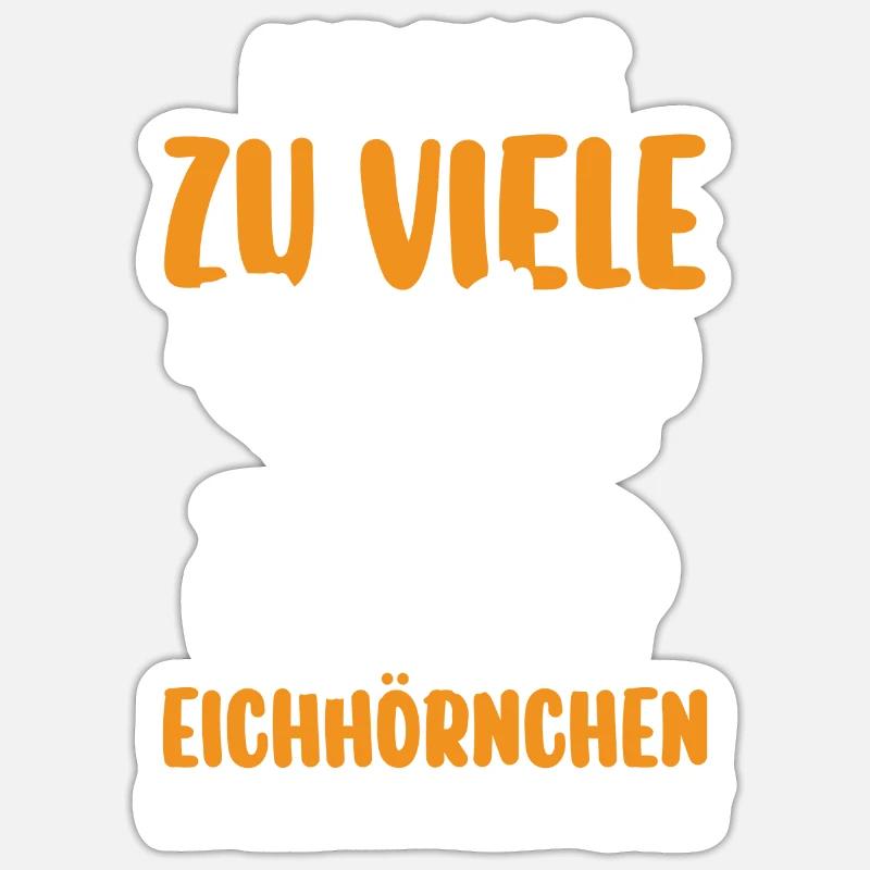 Eichhörnchen Sticker Größe S (10 x 10 cm)
